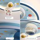 GobekUsa Astronaut LED Ceiling Lights: Nordic Style for Kids' Room, Study, Restaurant Decor