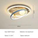 GobekUsa Astronaut LED Chandelier: Remote Control Ceiling Pendant Light for Children's Room
