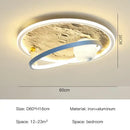 GobekUsa Astronaut LED Chandelier: Remote Control Kids Ceiling Pendant Light for Bedroom & Nursery