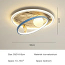 GobekUsa Astronaut LED Chandelier: Remote Control Kids Ceiling Pendant Light for Bedroom & Nursery