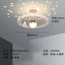 GobekUsa Astronaut LED Chandeliers: Remote-controlled Ceiling Pendant for Children's Room, Boy's Study, Nursery