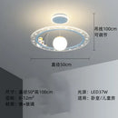 GobekUsa Astronaut LED Chandeliers: Remote-controlled Ceiling Pendant for Children's Room, Boy's Study, Nursery