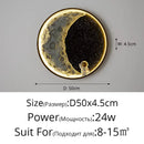 GobekUsa Astronaut LED Wall Lamp: Modern Nordic Resin Round Decor Light