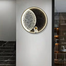 GobekUsa Astronaut LED Wall Lamp: Modern Nordic Resin Round Decor Light