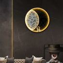GobekUsa Astronaut LED Wall Lamp: Modern Nordic Resin Round Decor Light