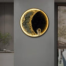 GobekUsa Astronaut LED Wall Lamp: Modern Nordic Resin Round Decor Light