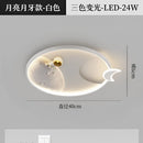 GobekUsa Astronaut Moon Acrylic Ceiling Lamp: Modern Lighting for Home, Office, and Cafe
