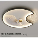 GobekUsa Astronaut Moon Acrylic Ceiling Lamp: Modern Lighting for Home, Office, and Cafe