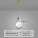 GobekUsa Astronaut Moon LED Pendant Light for Children's Room and Study