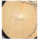 GobekUsa Bamboo Core Rattan Chandelier LED Suspension Lamp for Home Decor Lighting