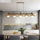 GobekUsa Bamboo Pendant Lighting: Conical Island Light with White Glass Shade