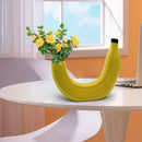 GobekUsa Banana Shape Resin Flower Vase - Home Decor