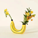 GobekUsa Banana Shape Resin Flower Vase - Home Decor