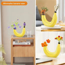GobekUsa Banana Shape Resin Flower Vase - Home Decor