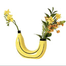 GobekUsa Banana Shape Resin Flower Vase - Home Decor