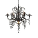 GobekUsa Baroque Iron Designer LED Chandelier Lighting - Hanging Lamps for Foyer