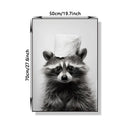 GobekUsa Bathroom Wall Art: Cute Animal Canvas Posters