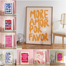 GobekUsa "Be Kind Love Quote Wall Art Canvas"
