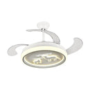GobekUsa Bird Nest Ceiling Fan with LED Light Remote Control