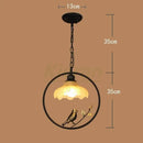 GobekUsa Birdcage LED Chandelier: Modern Resin Pendant Lights for Bedroom, Living Room, and Restaurant