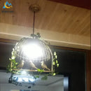 GobekUsa Birdcage LED Chandelier: Modern Resin Pendant Lights for Bedroom, Living Room, and Restaurant