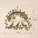 GobekUsa Birdcage LED Chandelier: Modern Resin Pendant Lights for Bedroom, Living Room, and Restaurant