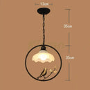 GobekUsa Birdcage LED Chandelier: Modern Resin Pendant Lights for Bedroom, Living Room, and Restaurant