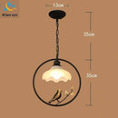GobekUsa Birdcage LED Chandelier: Modern Resin Pendant Lights for Bedroom, Living Room, and Restaurant