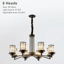 GobekUsa Black Art Crystal Chandelier for Luxury Living Room Bedroom Lighting Fixtures