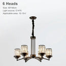 GobekUsa Black Art Crystal Chandelier for Luxury Living Room Bedroom Lighting Fixtures