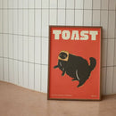 GobekUsa Black Cat Funny Animal Wall Art Canvas