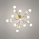 GobekUsa Black Chandelier: Luxury Glass Pendant Light for Home, Bedroom, or Living Room