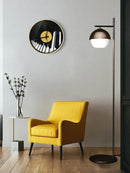 GobekUsa Black Glass Ball Floor Lamp: Minimalist Nordic Design for Living Room & Bedside Lighting