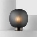 GobekUsa Black Glass Ball Nordic Design LED Table Light for Bedroom and Living Room