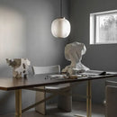 GobekUsa Black Glass Ball Nordic Design LED Table Light for Bedroom and Living Room