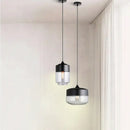 GobekUsa Black Glass Pendant Lights: Modern Nordic Chandelier for Dining Room, Kitchen, Bedroom, and Restaurant