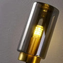 GobekUsa Black Glass Wall Lamp: Modern Retro Nordic Sconce for Living Room Bedroom Decor