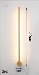 Modern black & gold aluminum wall sconce for bedroom lighting by Decorbites