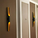 GobekUsa Black Gold Aluminum Tube Wall Sconce for Bedroom Living Room Decor