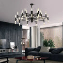 GobekUsa Black Gold Art Decor Led Ceiling Chandelier for Modern Fashion Designer Home