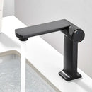 GobekUsa Black Gold Basin Faucet Deck Mounted Mixer Tap for Modern Bathroom Sink