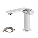 GobekUsa Black Gold Basin Faucet Deck Mounted Mixer Tap for Modern Bathroom Sink