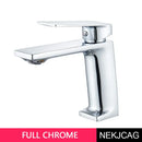GobekUsa Black Gold Basin Faucet: Stylish Deck Mounted Bathroom Sink Faucet with Gold Handle