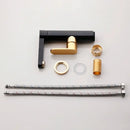 GobekUsa Black Gold Bathroom Faucet: Luxury Basin Sink Mixer Tap - Brass Space Aluminum