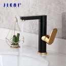 GobekUsa Black Gold Bathroom Faucet: Luxury Basin Sink Mixer Tap - Brass Space Aluminum