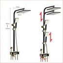 GobekUsa Black Gold Bidet Shower Faucet Set with Hand Shower Mixer Tap