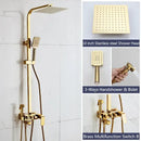 GobekUsa Black Gold Bidet Shower Faucet Set with Hand Shower Mixer Tap