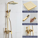 GobekUsa Black Gold Bidet Shower Faucet Set with Hand Shower Mixer Tap
