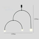 GobekUsa Black Gold Chandelier Pendant Nordic Modern Lamp
