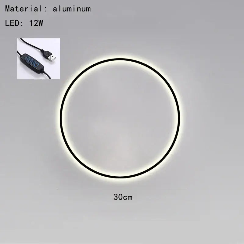 GobekUsa Black Gold Dimmable Wall Light USB Plug Bedroom Sconce, photo 7 of 14
